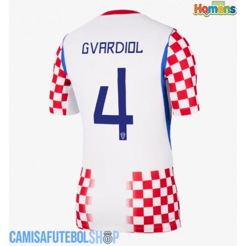 Camisa de time de futebol Croácia Josko Gvardiol #4 Replicas 1º Equipamento Mundo 2026 Manga Curta